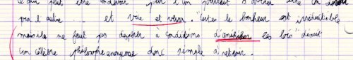 Contrôle de philosophie...
